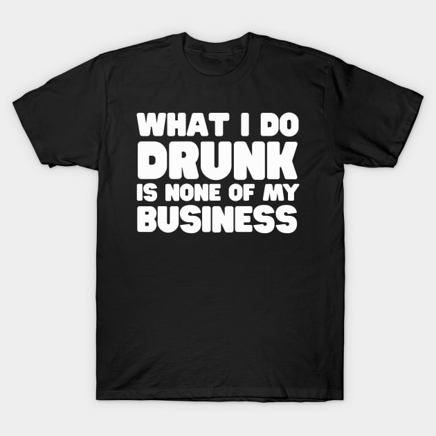 Drunk Business T-Shirt by Portals